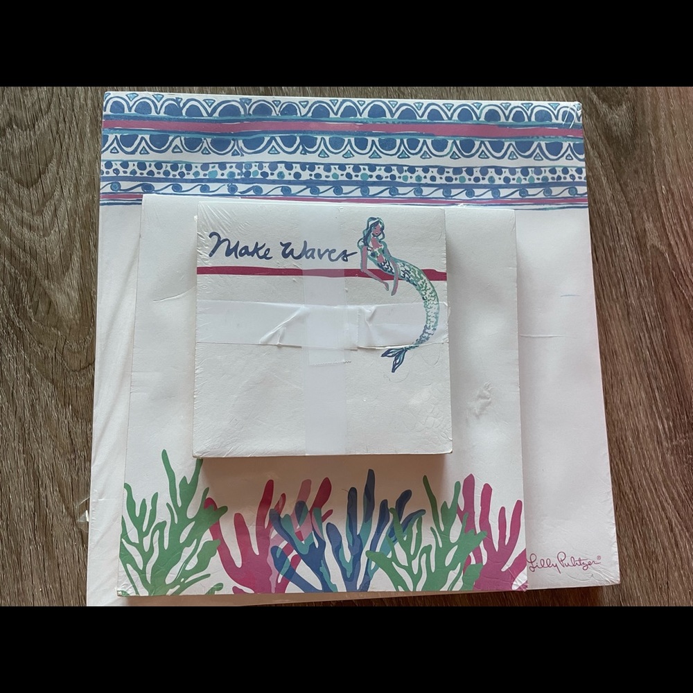 Lilly pullitzer notepad trio